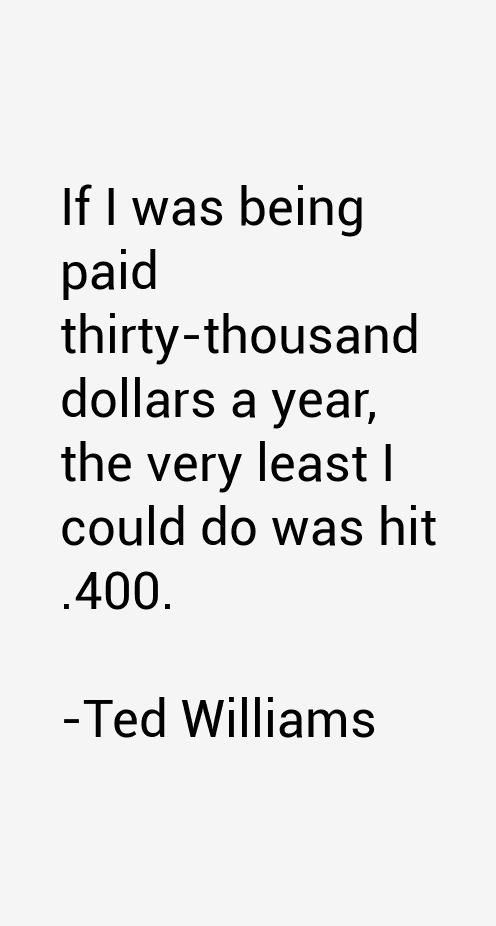 Ted Williams Quotes