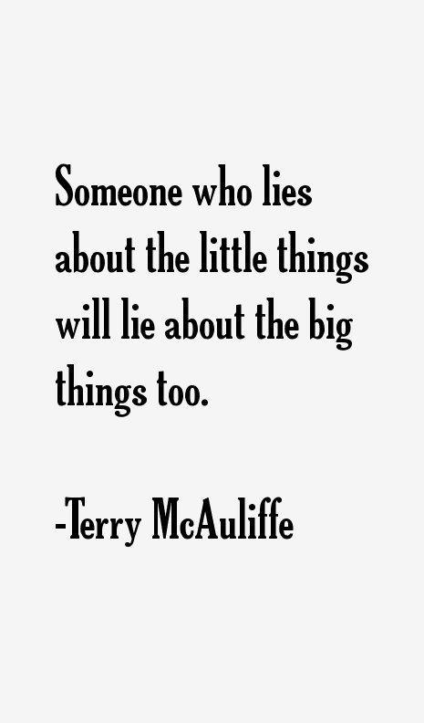 Terry McAuliffe Quotes
