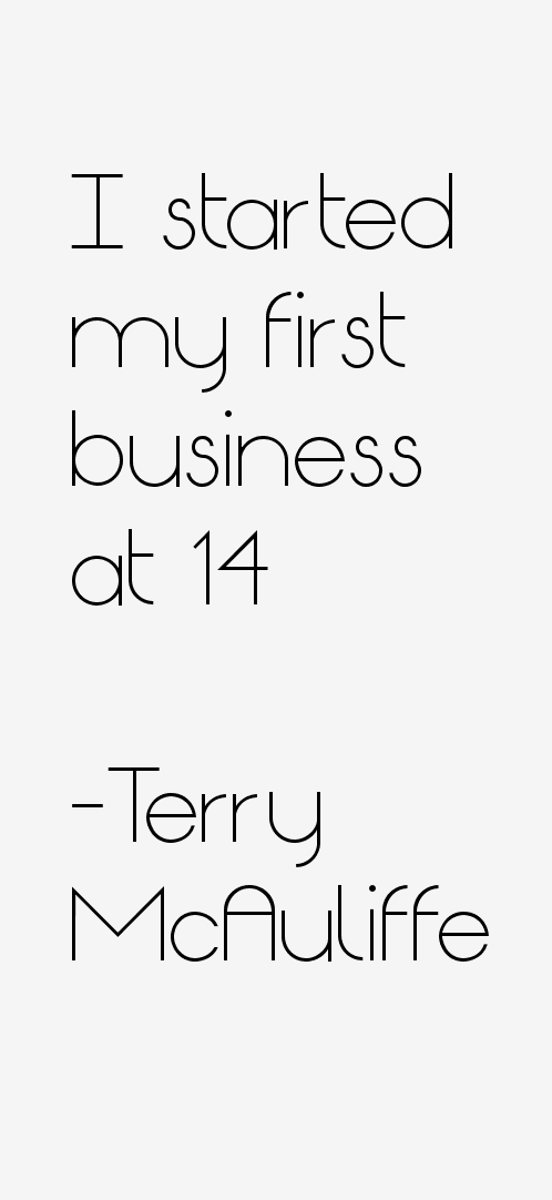 Terry McAuliffe Quotes