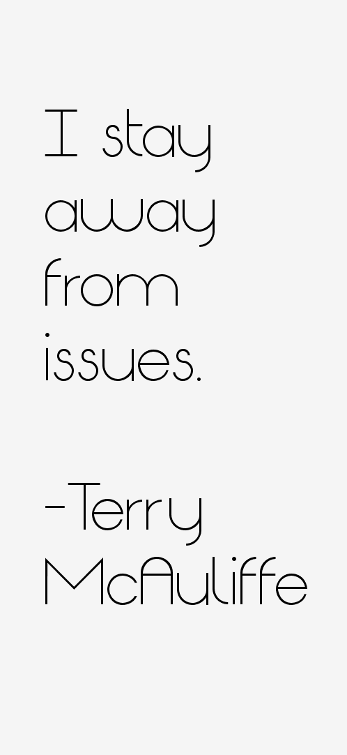 Terry McAuliffe Quotes