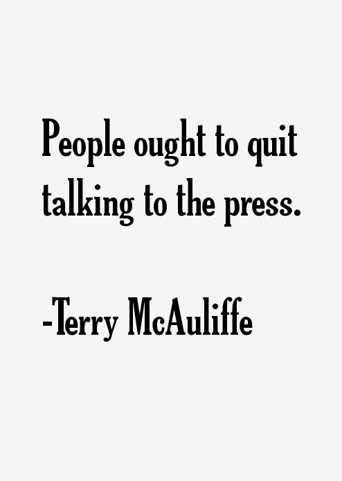 Terry McAuliffe Quotes