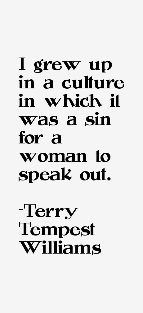 Terry Tempest Williams Quotes