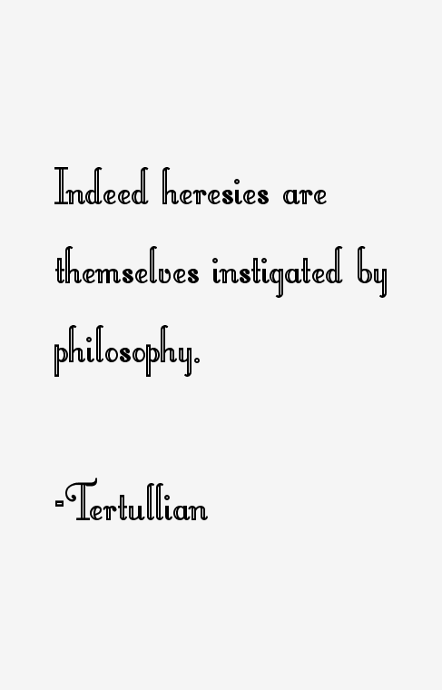 Tertullian Quotes