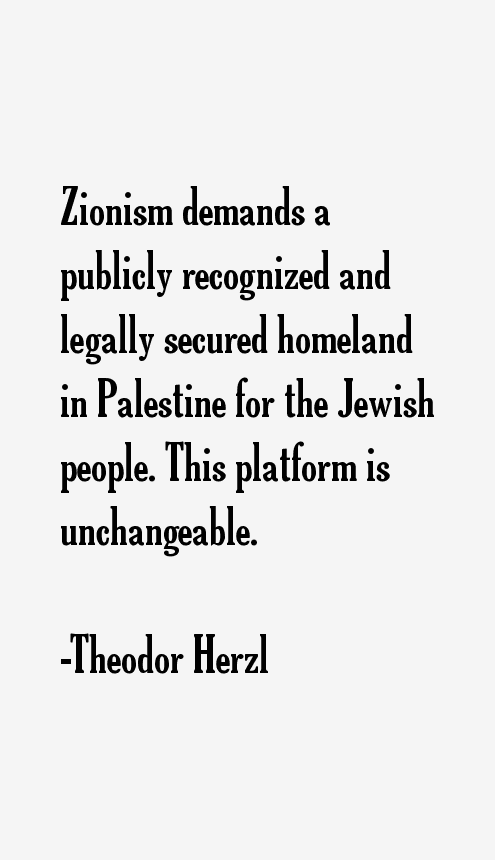 Theodor Herzl Quotes
