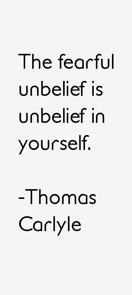 Thomas Carlyle Quotes