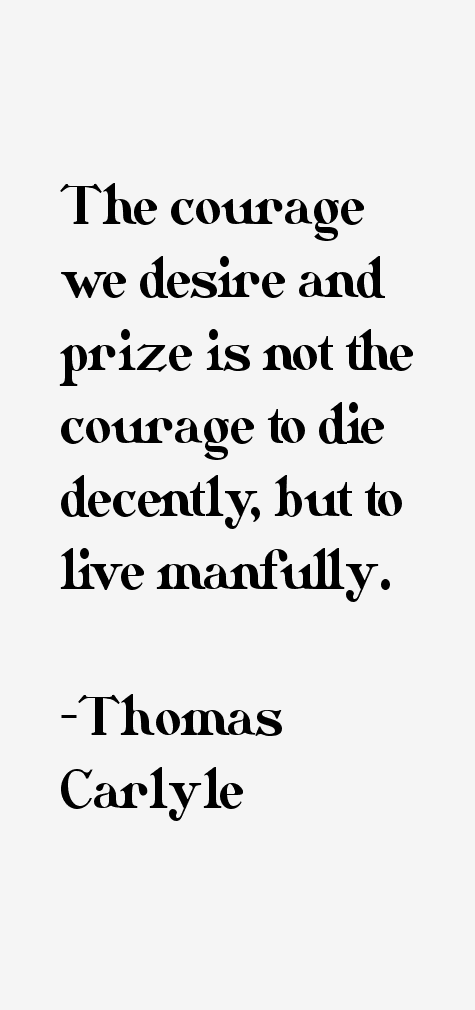 Thomas Carlyle Quotes