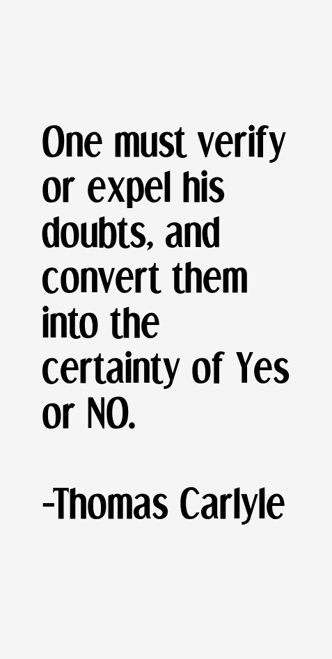 Thomas Carlyle Quotes