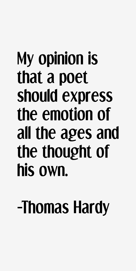 Thomas Hardy Quotes