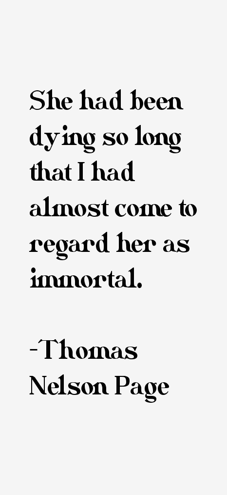 Thomas Nelson Page Quotes