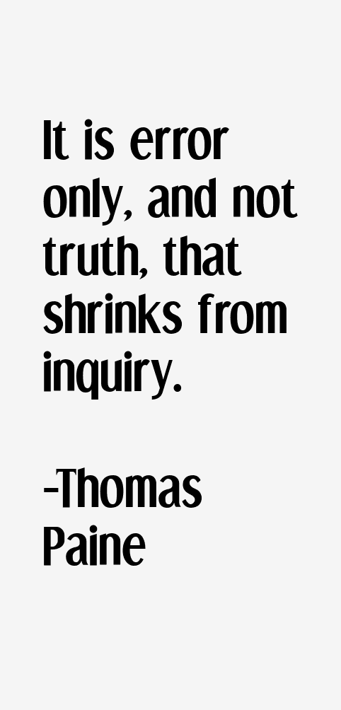 Thomas Paine Quotes