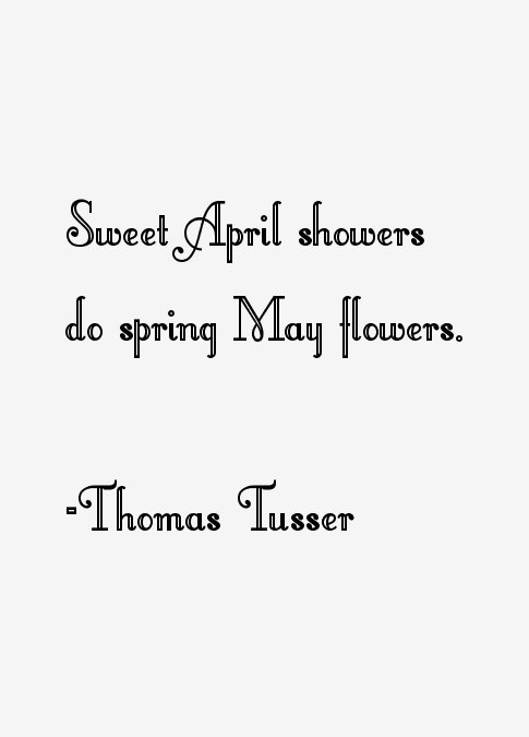 Thomas Tusser Quotes