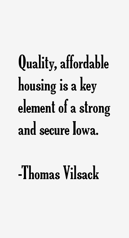 Thomas Vilsack Quotes