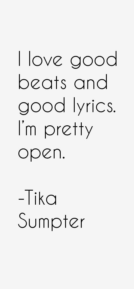 Tika Sumpter Quotes