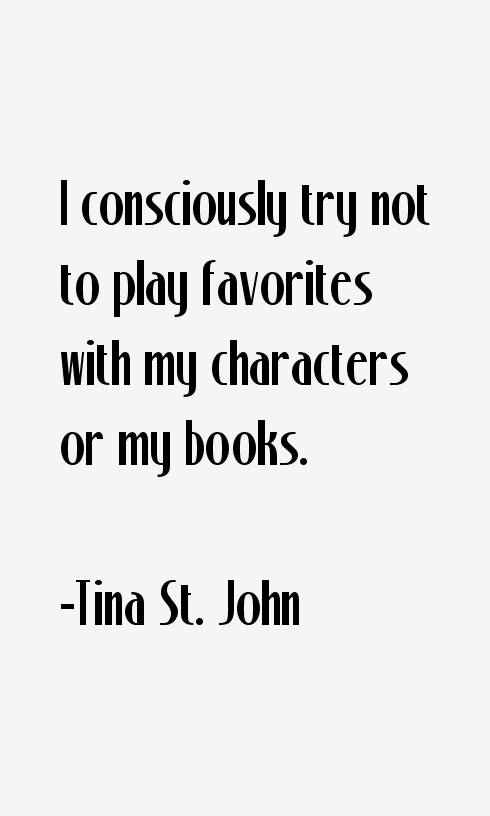 Tina St. John Quotes