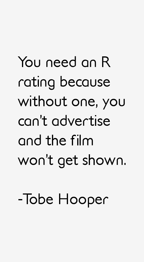 Tobe Hooper Quotes