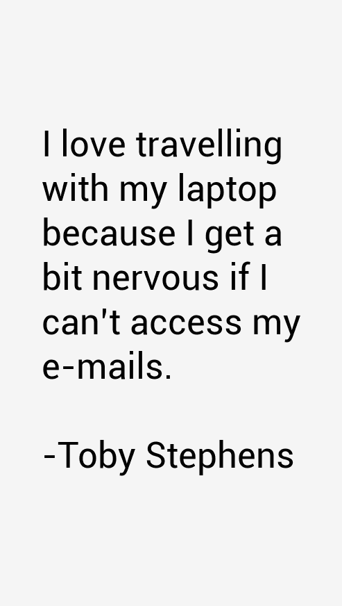 Toby Stephens Quotes