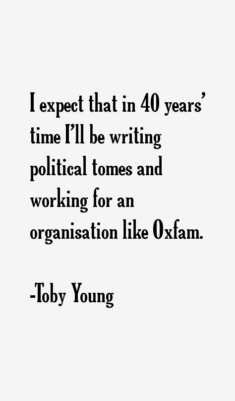Toby Young Quotes