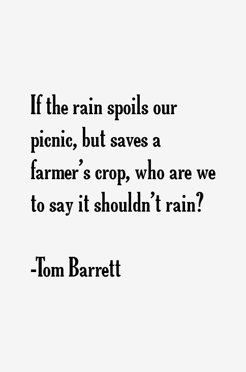 Tom Barrett Quotes