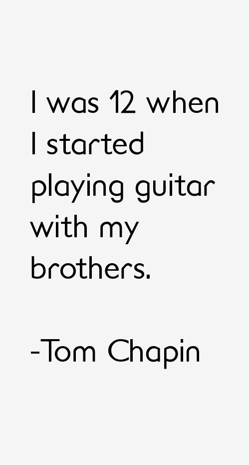Tom Chapin Quotes