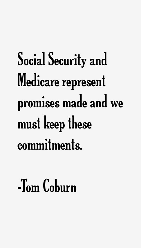Tom Coburn Quotes