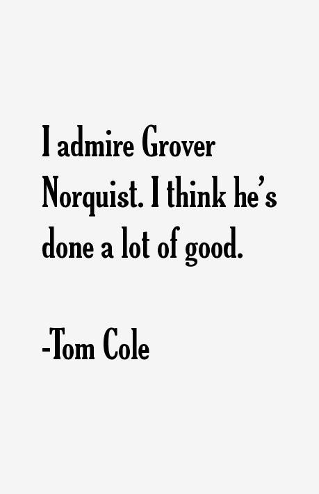 Tom Cole Quotes