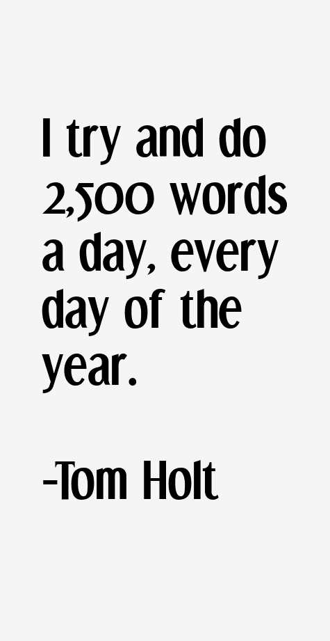 Tom Holt Quotes