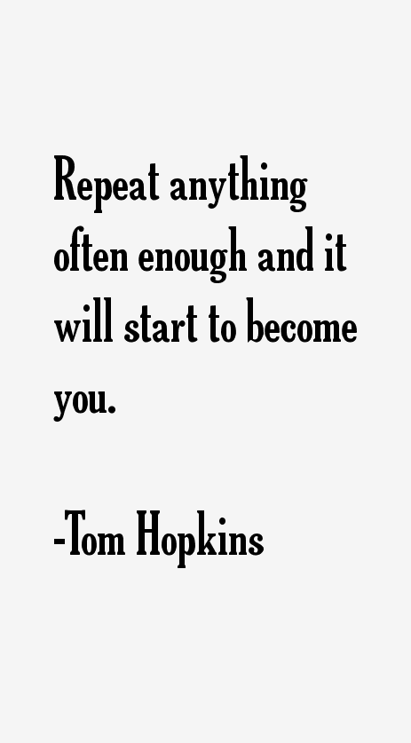 Tom Hopkins Quotes