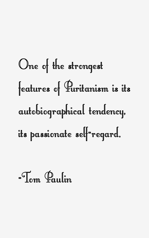 Tom Paulin Quotes