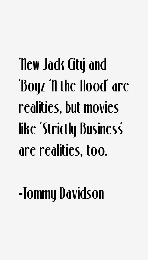 Tommy Davidson Quotes