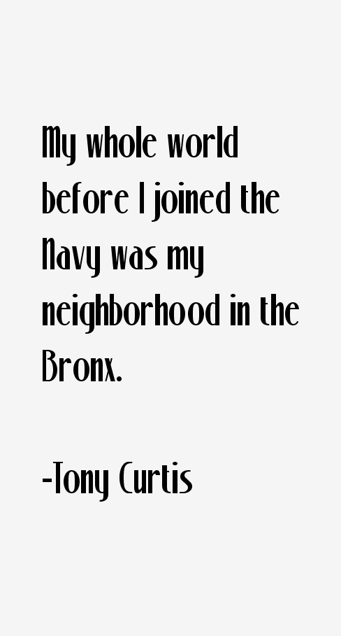 Tony Curtis Quotes