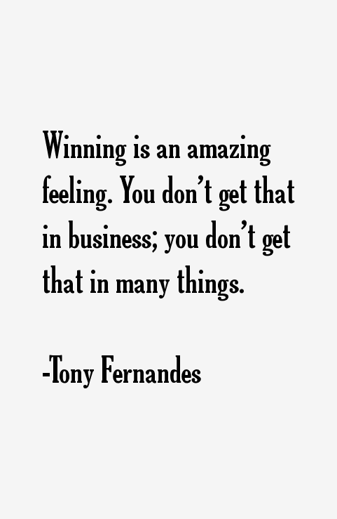 Tony Fernandes Quotes