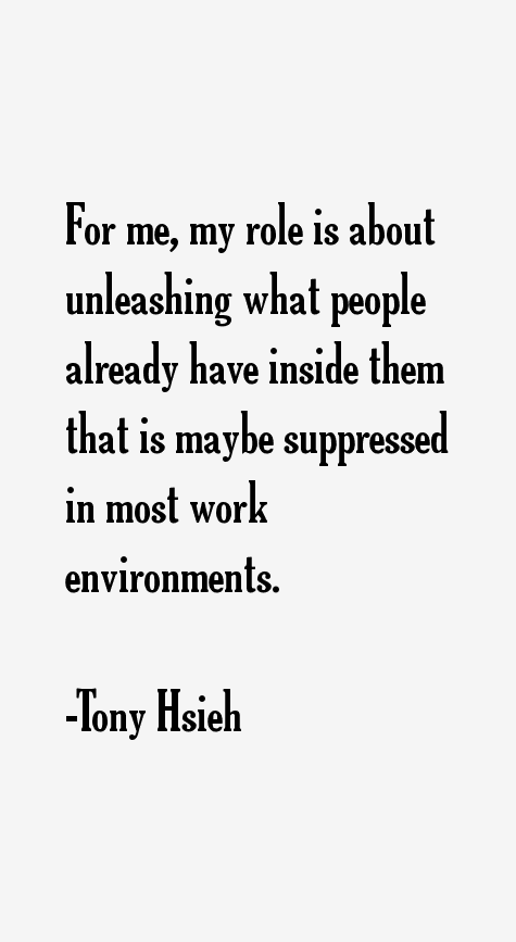 Tony Hsieh Quotes