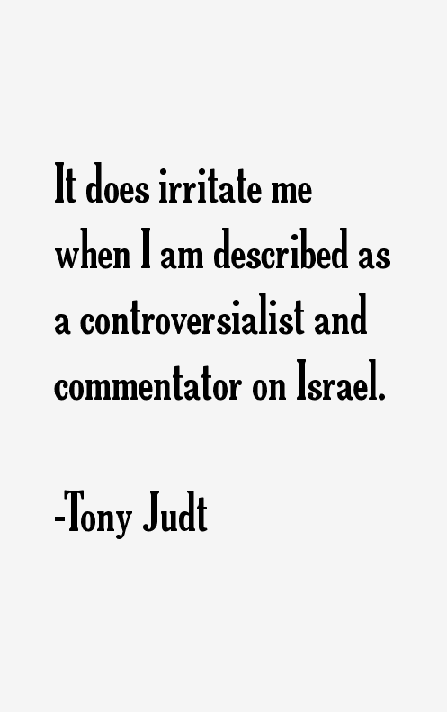 Tony Judt Quotes