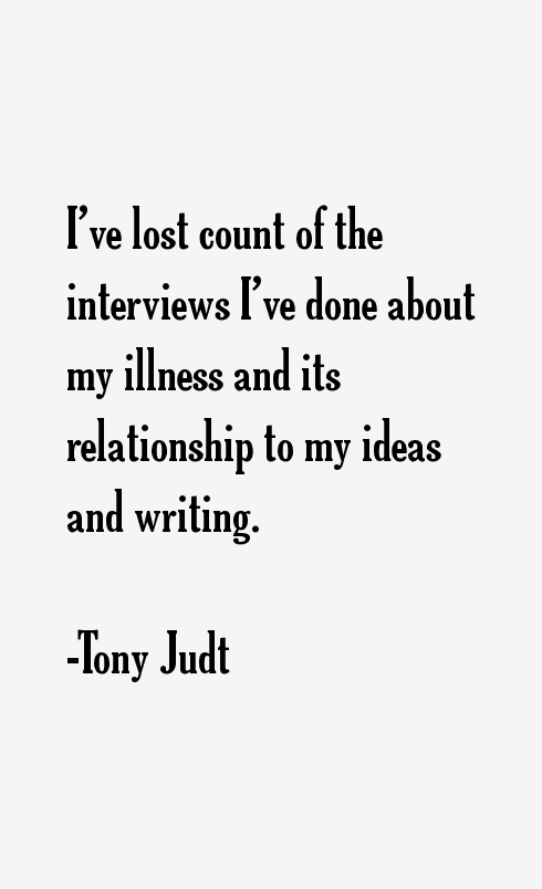 Tony Judt Quotes