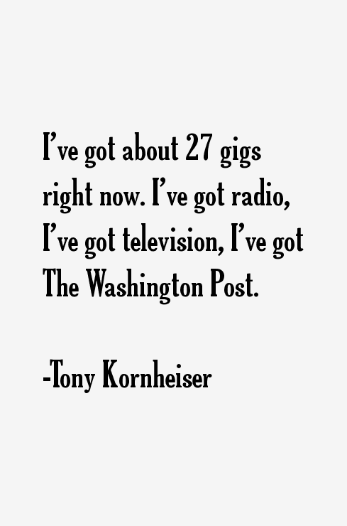 Tony Kornheiser Quotes