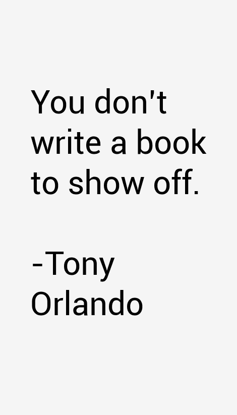 Tony Orlando Quotes