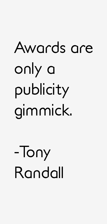 Tony Randall Quotes