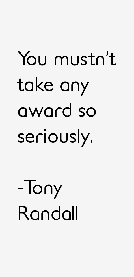 Tony Randall Quotes