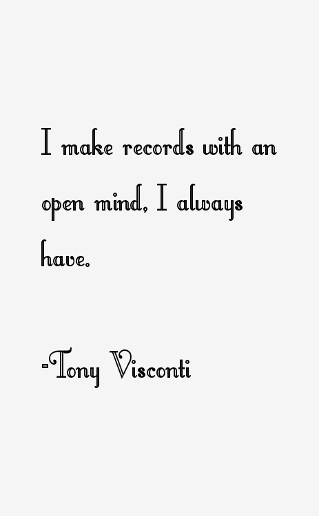 Tony Visconti Quotes