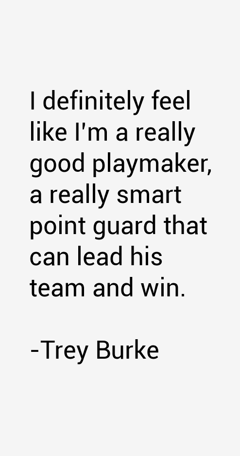 Trey Burke Quotes