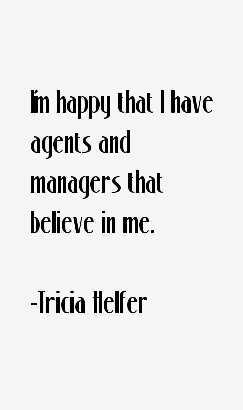 Tricia Helfer Quotes