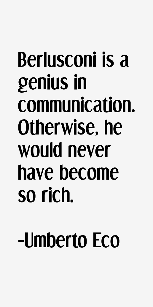 Umberto Eco Quotes