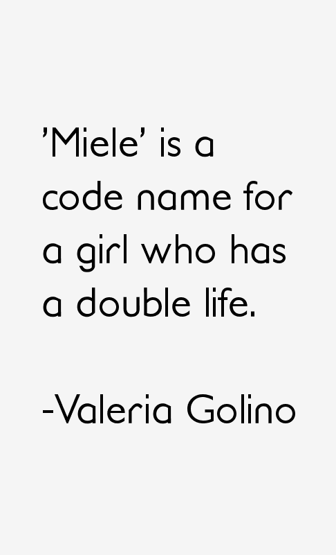 Valeria Golino Quotes