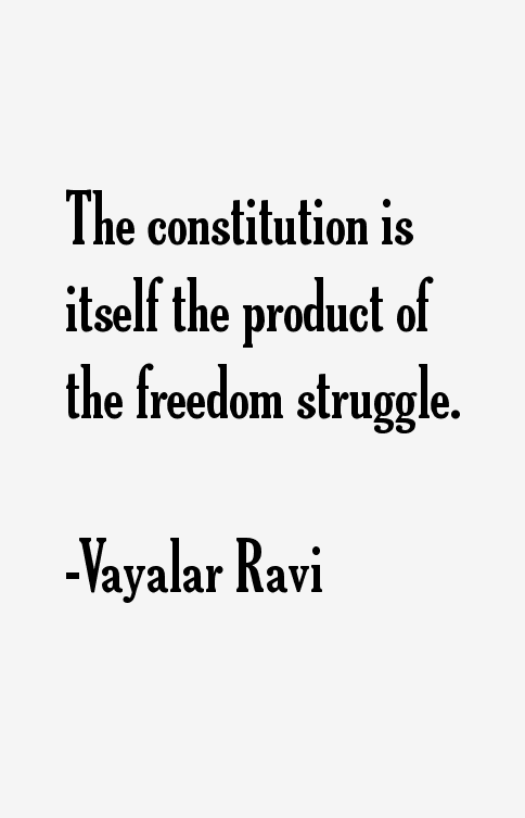 Vayalar Ravi Quotes