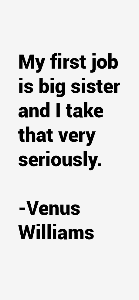 Venus Williams Quotes