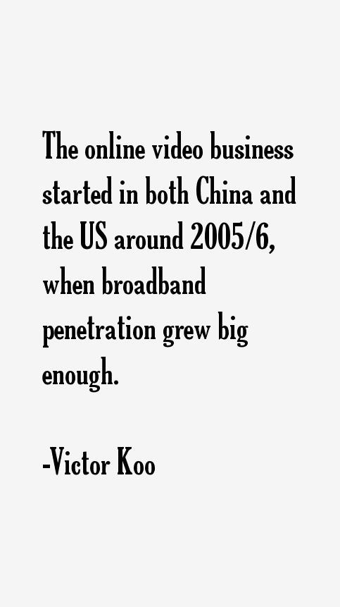 Victor Koo Quotes