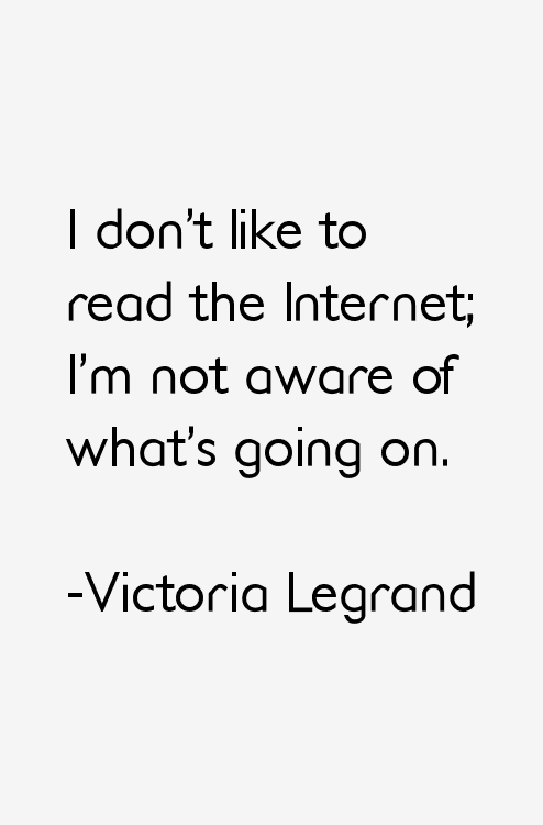 Victoria Legrand Quotes