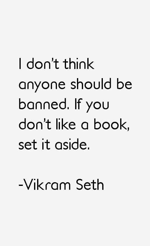 Vikram Seth Quotes