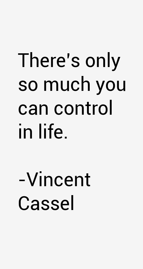 Vincent Cassel Quotes