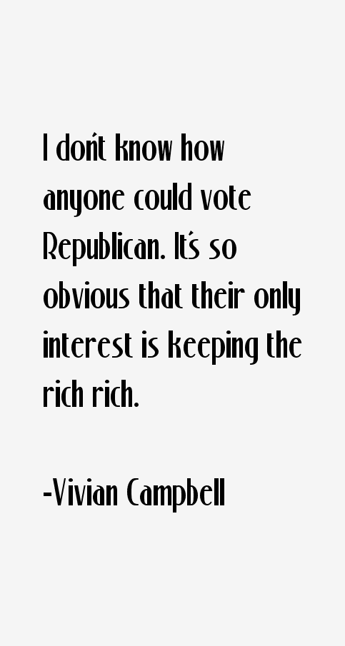 Vivian Campbell Quotes